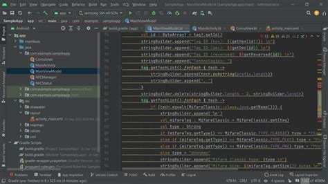 how to code a nfc reader in kotlin|nfc action detected.